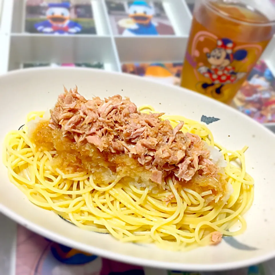 ツナおろし和風パスタ|かんまみさん