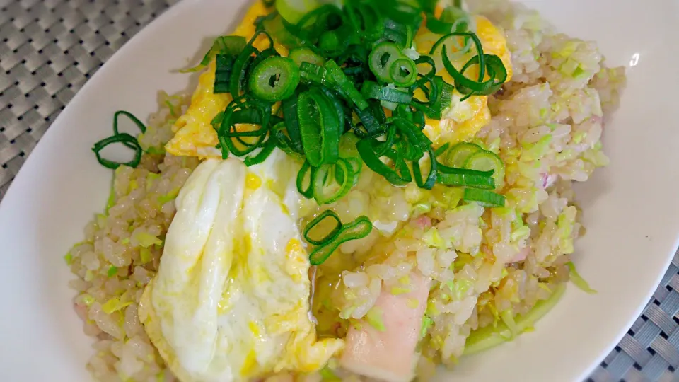 イカの和風チャーハン|つきやぶさん