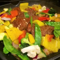 Steak stir-fry|Ribas with Loveさん