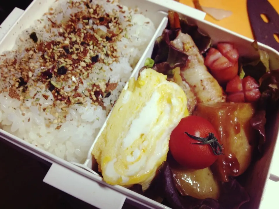 Snapdishの料理写真:3/4旦那さん弁当♫|gtuさん