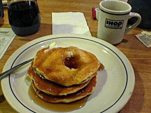 Snapdishの料理写真:🎈🎈🎈IHOP Free Pancakes Day 🎈🎈🎈 #Breakfast/Brunch #Donut/Pancake #Coffee 😊|Alisha GodsglamGirl Matthewsさん