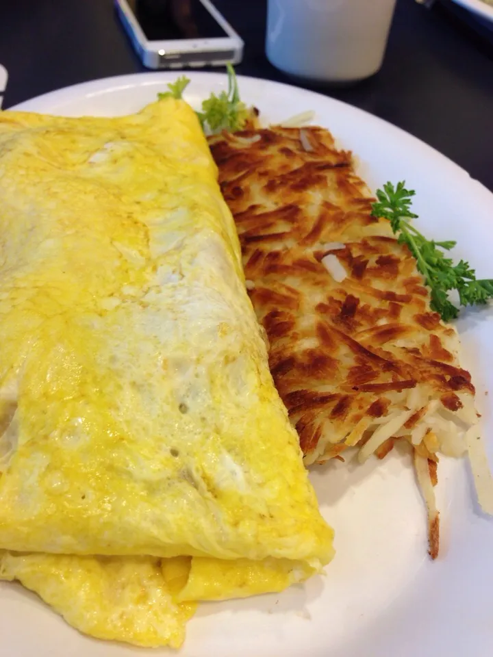 spam&cheese omelette w/ hash browns @boots&kimos|MORiさん