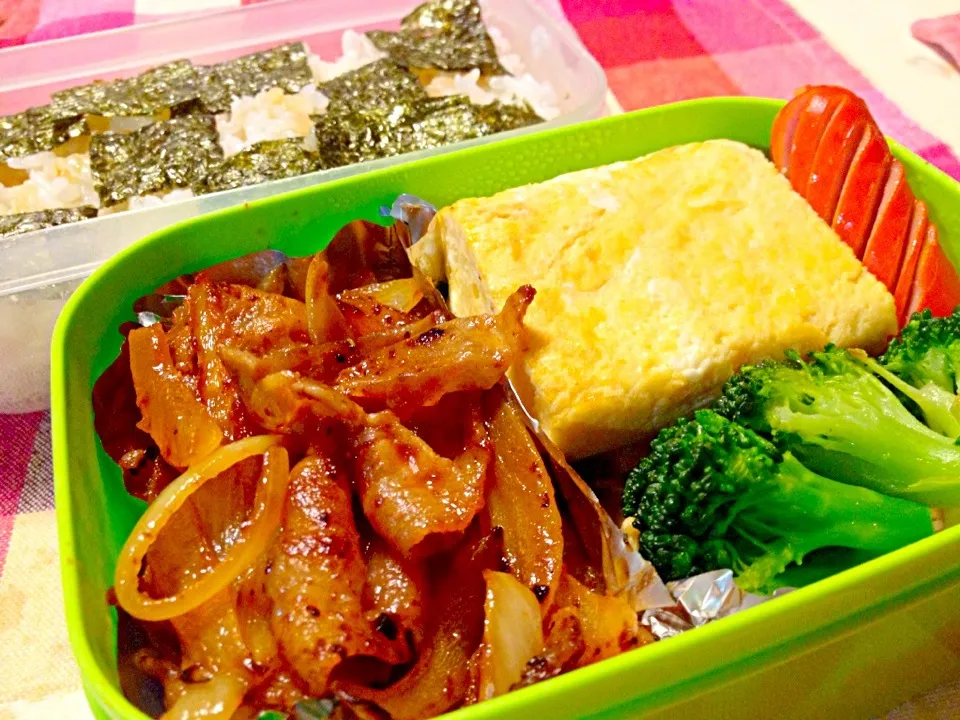 ポークチャップ弁当♪|ひかるんさん