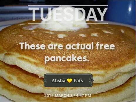 Free Pancake Day at IHOP #Breakfast/Brunch #Dinner #Donut/Pancake #Snack/Teatime 😋 💯 😋|Alisha GodsglamGirl Matthewsさん