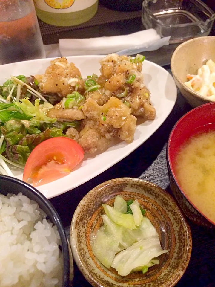 本日の500円ランチ:塩だれチキン|マツさん