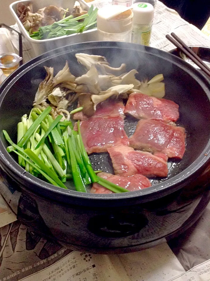 Snapdishの料理写真:今日のお昼は、焼肉‼️|BOOさん