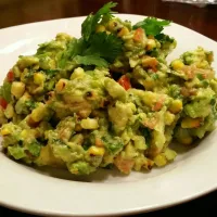 Snapdishの料理写真:Fire roasted corn guacamole tonight !|danni roseさん