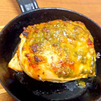 Snapdishの料理写真:手作りフキミソでグリルchicken|shihopさん