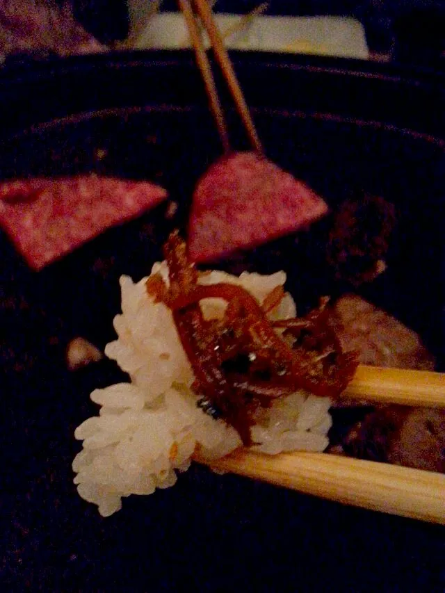 インフルから復活のボン念願の肉★そして、私はkeyさんのイカナゴで銀シャリうみゃーい|まーぶるさん