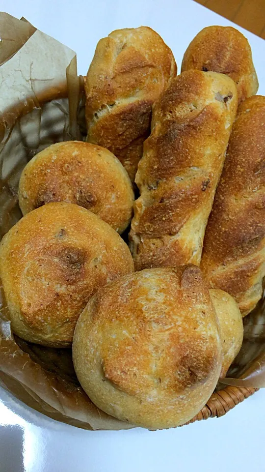 焼き直しました！自家製酵母ぱん！　(｀・ｖ・´)|Kyariko272さん