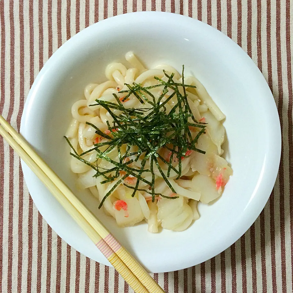 Snapdishの料理写真:塩麹で焼きうどん！|aykさん