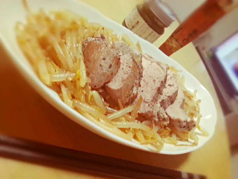 手作りハムと、ホットもやし(*´ω｀*)|yuki.sさん