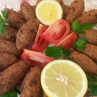 Snapdishの料理写真:Kibbeh..made from Bhulgur and ground beef|Jihanさん