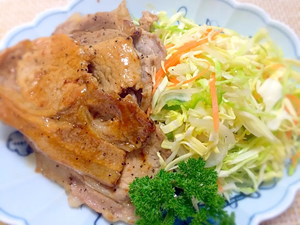 簡単・豚肉照り焼き|ポンポコたまこさん