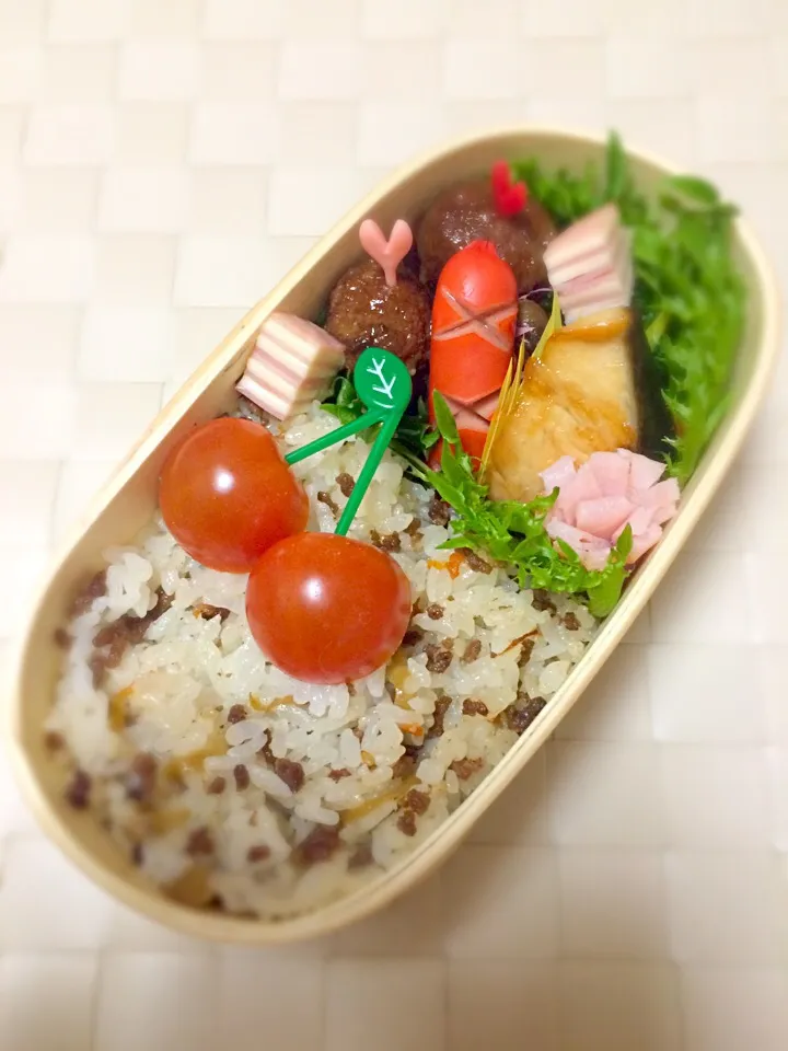 女子高生ぶり照り弁当～♡|まぁちゃんさん