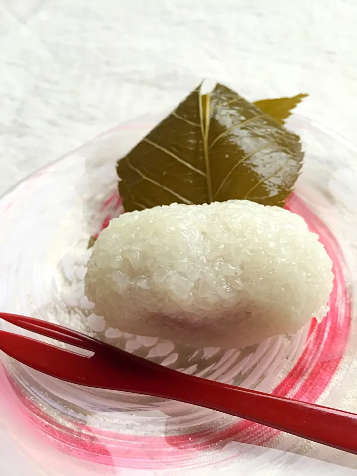 道明寺粉で桜餅|パルさん