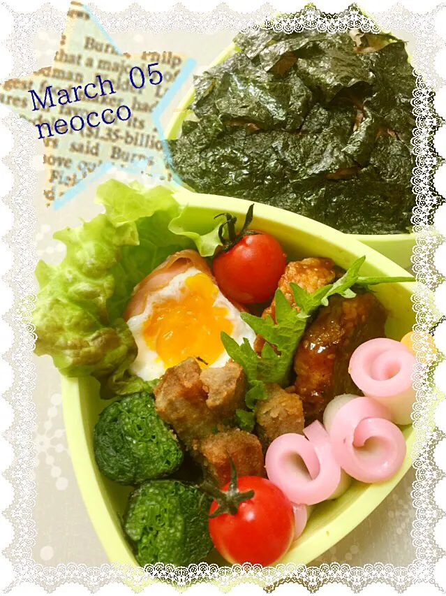 お弁当2015/MARCH/5th|neoccoさん