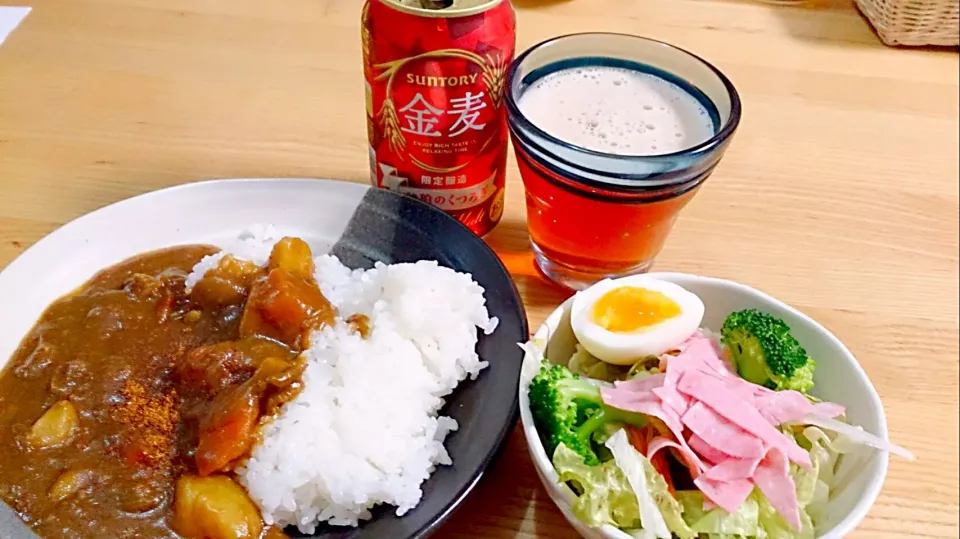 3/5 curry with 金麦 #beer #カレー記念日(6月2日)|タップダンスシチーさん