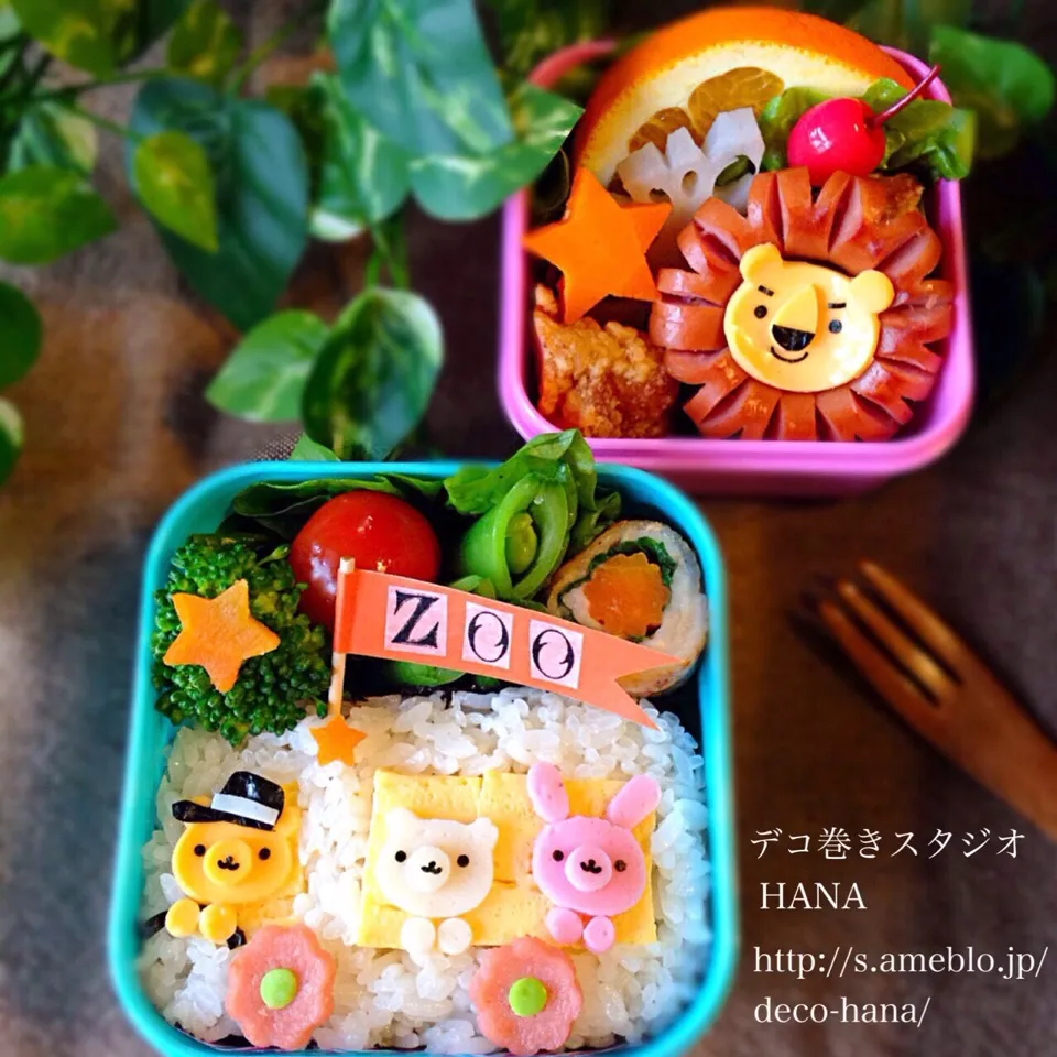 動物バスのおにぎらず子ども弁当|さとみ (satomi_foodart)さん