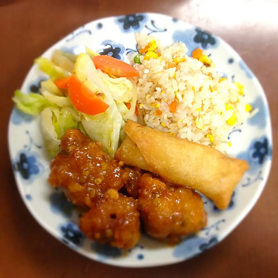 Panda Express-ish dinner パンダエクスプレス風夕飯|Mama Kathi Dinerさん