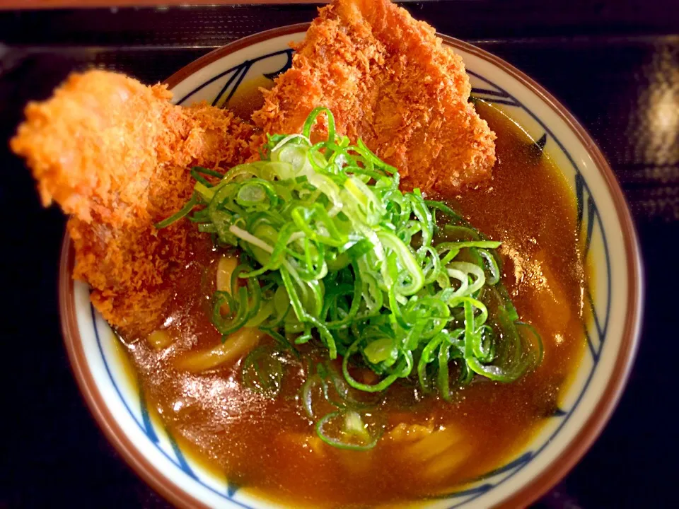 Wカツカレーうどん|植松幸信さん