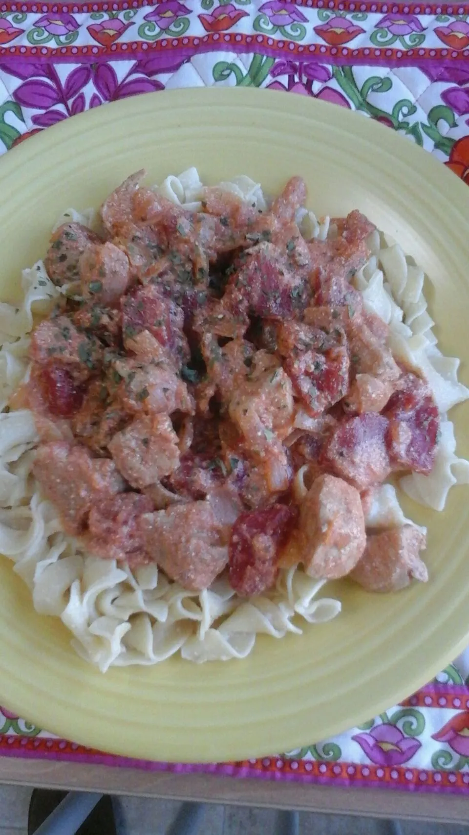 Sweet & Saviry pork with egg noodles|Lori Beardさん