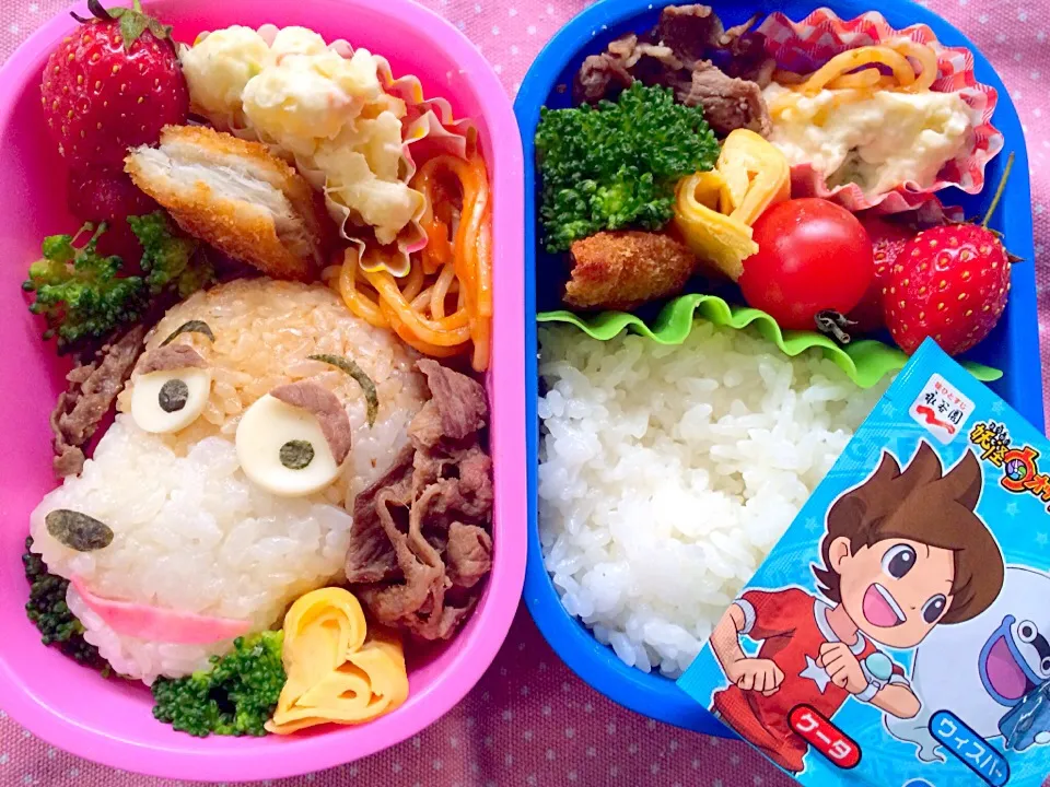 Lunch box☆ToyStory Slinky Dog⭐︎ｽﾘﾝｷｰ&ふりかけ弁当w|🌈Ami🍻さん