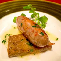 Oyster Salsiccia with polenta|Moeさん