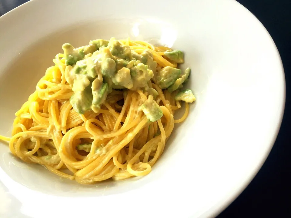 Avocado cream pasta|Erina🐈🐾さん