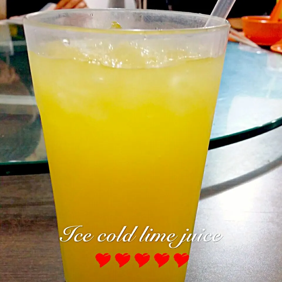 ice cold lime juice|Chua Jeanさん