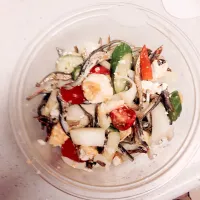 Snapdishの料理写真:Salted egg with vegetable Salad|Melanie Miyagiさん