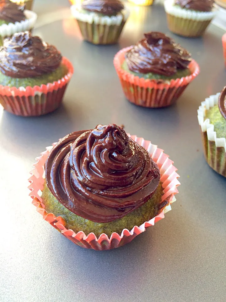 Matcha Green Tea Cupcakes|melissaさん