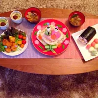 Snapdishの料理写真:ひなまつりディナー|Miyabiさん