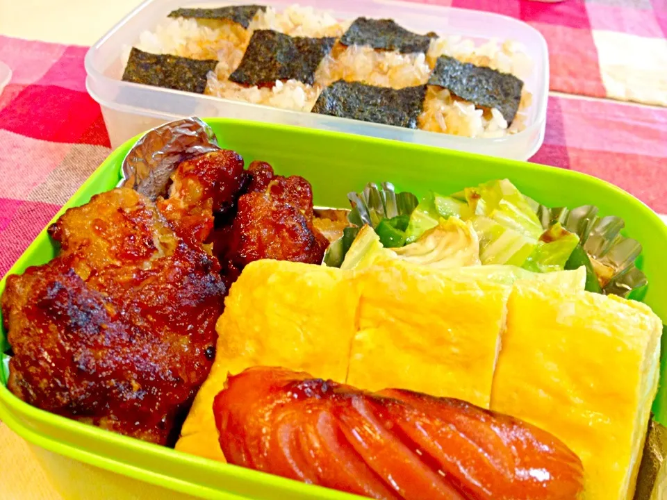 豚のからあげ弁当♪|ひかるんさん