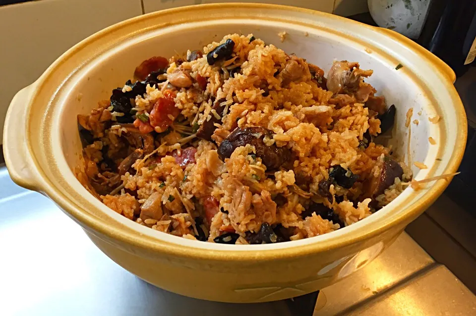 Claypot Chicken & Mushroom Rice|Karen Lohさん