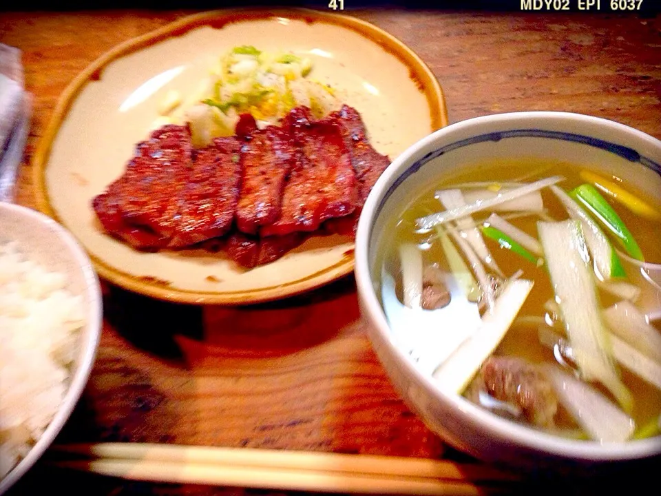 牛タン焼き定食|ももさん