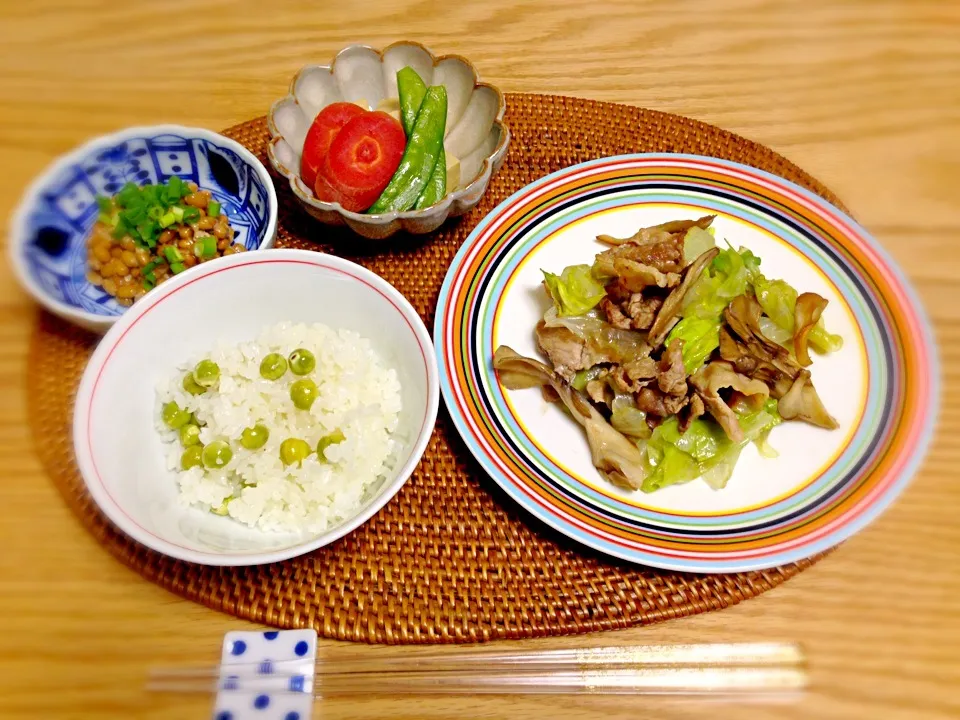 今日のお夕飯＊3/7|ゆきぼぅさん