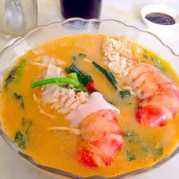 Big head prawn kueh teo soup|Janet Lauさん