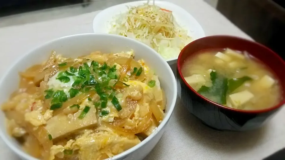 Snapdishの料理写真:玉玉玉丼～笑
の晩ごはん✨|kaz(*･ω･)さん