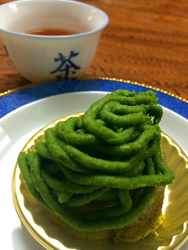 いわた抹茶と海老芋のモンブラン|ダンディ☆和田さん