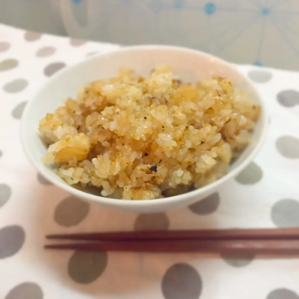 ガーリックバター醤油ご飯|スカポンタスさん