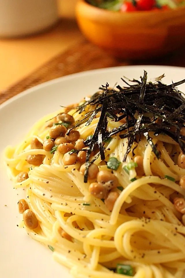 Sasaさんの料理 麻里ちゃんのヨーグルト納豆 de パスタ*\(^o^)/*💗|はさん