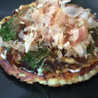 Snapdishの料理写真:お好み焼きに見えるでしょう❓ 実は納豆焼きです〜（笑）|杉多育子さん