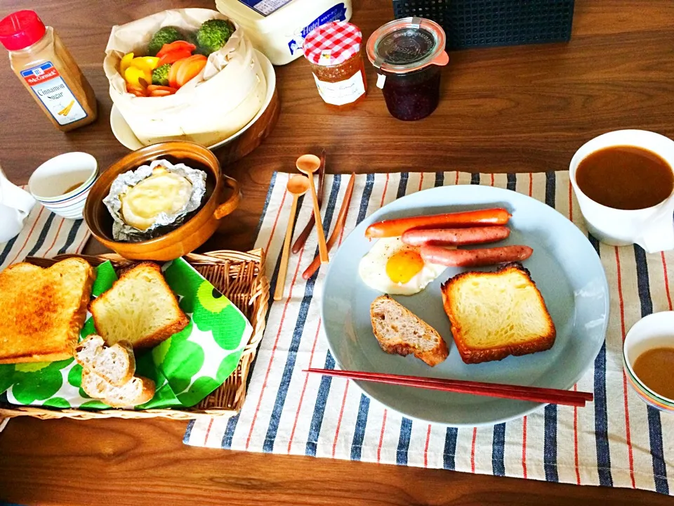 まるごとカマンベールで蒸し野菜のチーズフォンデュ|こんぶさん