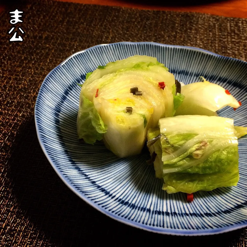 Snapdishの料理写真:自家製 白菜漬|まる(丸大豆)さん