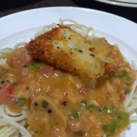 Cream Dory Pasta with mushroom|maricion martiresさん