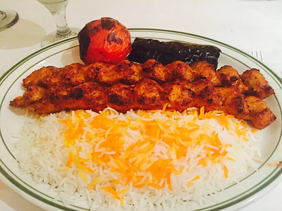 Chicken Koobideh Kabab and Yogurt drink @ Raffis Place in Glendale|Natsuko Bayさん