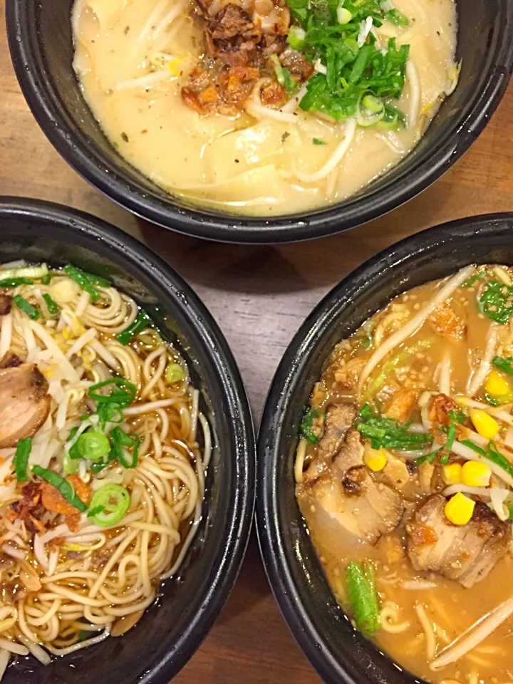 味噌ラーメン、あっさり醤油ラーメン、女子麺|あきらさん