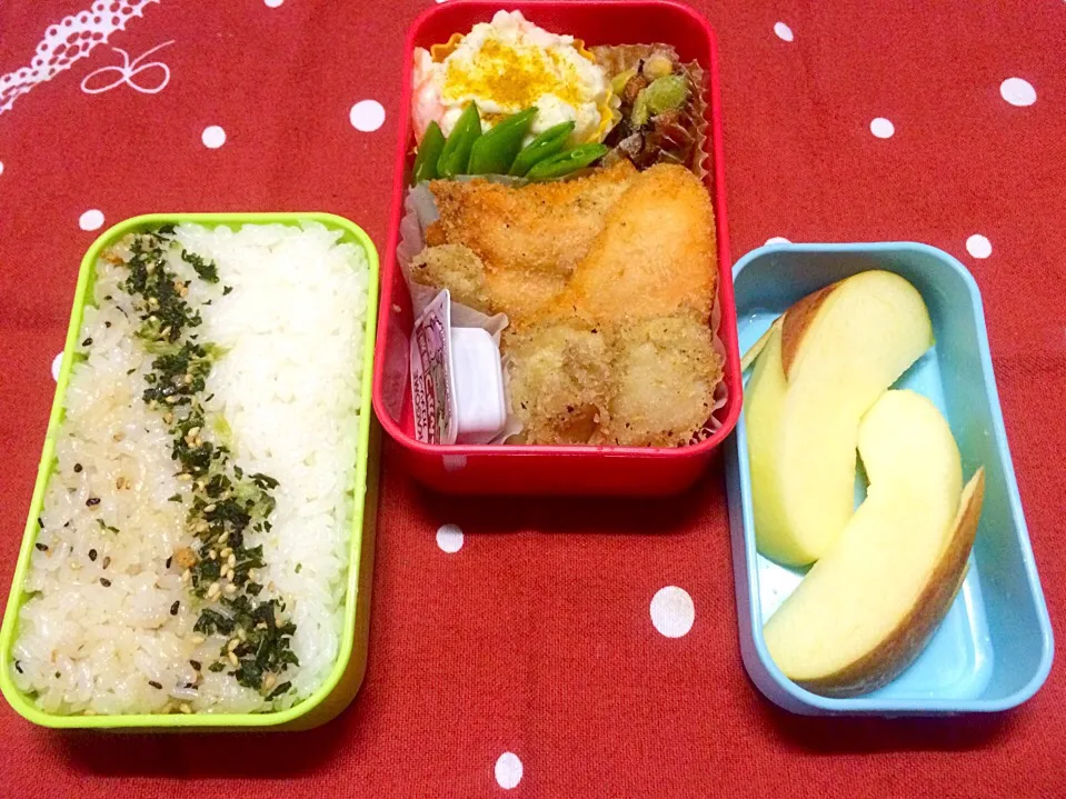 サーモン はんぺん フライ弁当|はたらくヨメ(時差ありふーふ)さん