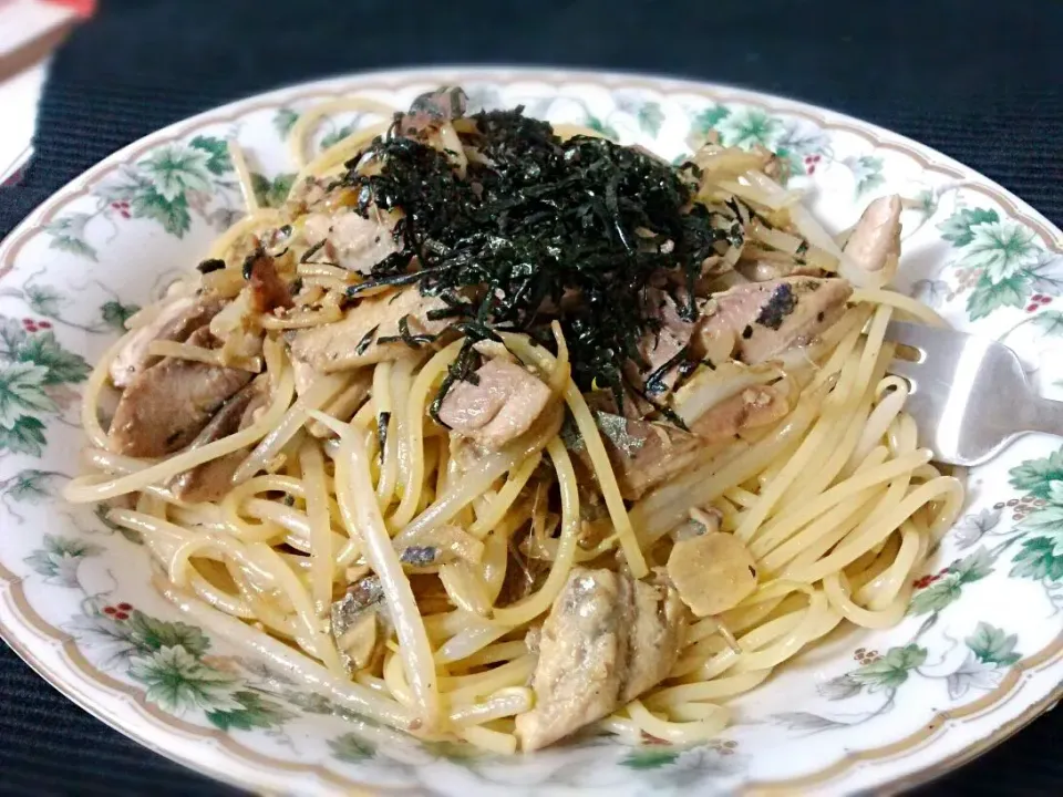 いわし、生姜の和風パスタ|dさん